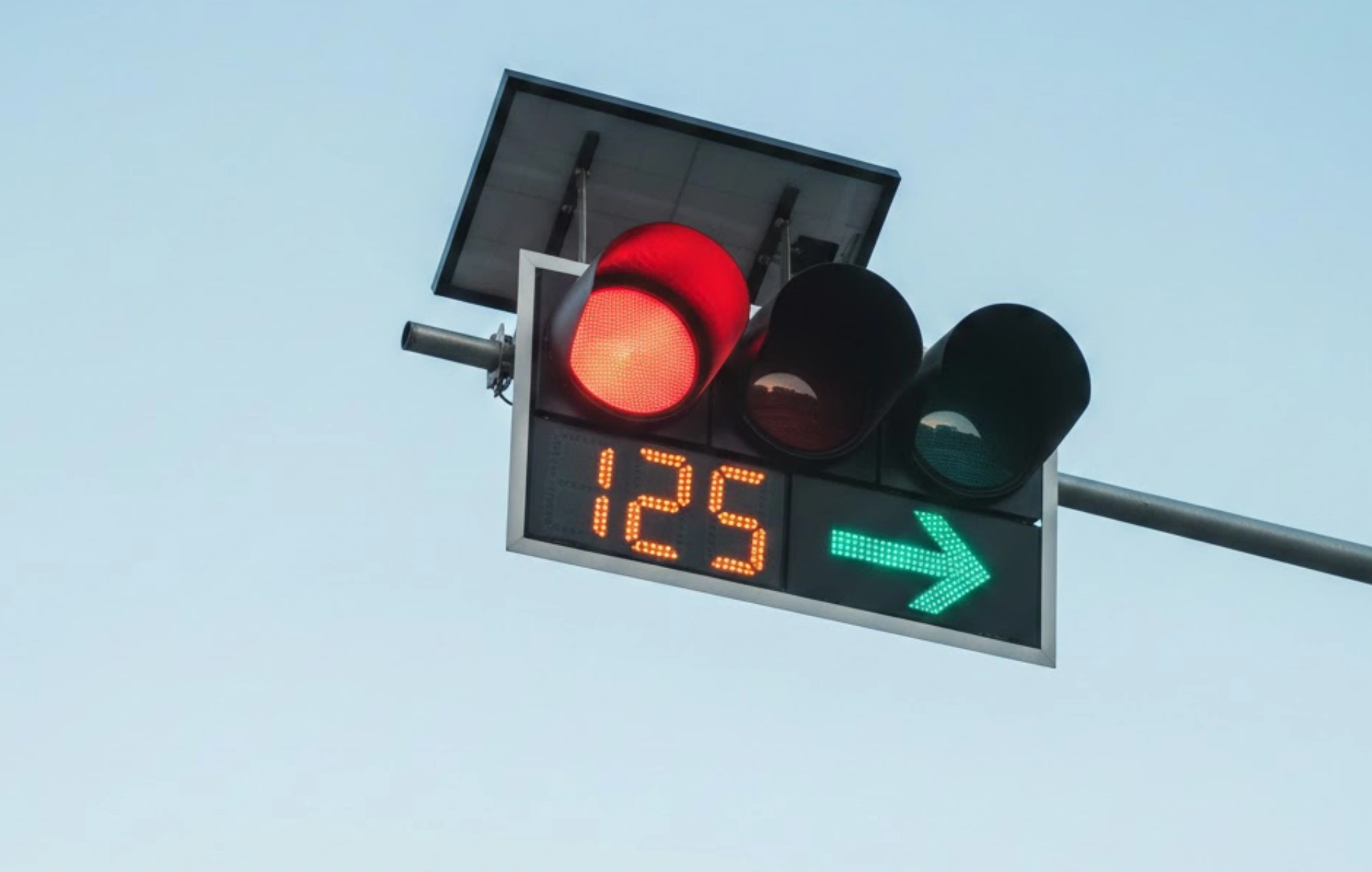 Solar Traffic Blinker